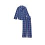 Піжама Flannel Long Pajama Set Lilac Plaid