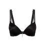Бюстгальтер Bombshell Add-2-Cups Ombre Stripe Shine Strap Push-Up Bra Black