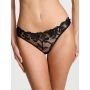 Трусики Dream Angels Pop Floral Embroidery Thong Panty Black