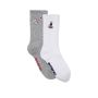 Шкарпетки 2-Pack Crew Socks White & Grey