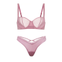 Комплект білизни Sheer Reveal Unlined Balconette Bra & Panty Dusk