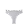 Трусики Pink Logo Cotton Brazilian Panty Grey