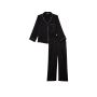 Піжама сатинова Satin Long Pajama Set Black