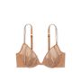 Бюстгальтер Sheer Shine Low-Cut Demi Bra Toffee