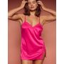 Нічна сорочка Tease Satin Lace Trim Mini Slip Ench Pink