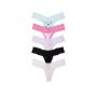 Набір трусиків 5-Pack Lace Thong Panties Mix Blue