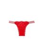 Трусики Dream Angels Twinkle Strap Lace Brazilian Panty Red