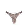 Трусики Logo Cotton High-Leg Thong Panty Praline Leopard Print