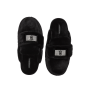 Домашні тапочки Closed Toe Faux Fur Slipper Black Bling