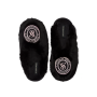 Домашні тапочки Closed Toe Faux Fur Slipper Black