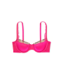 Бюстгальтер Smooth Logo Embroidery Lightly Lined Balconette Bra Hot Pink