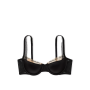 Бюстгальтер Smooth Logo Embroidery Lightly Lined Balconette Bra Black