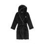 Плюшевий халат Short Cozy Robe Black