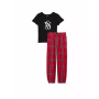 Піжама Flannel Jogger Tee-Jama Set Red Plaid