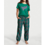 Піжама Flannel Jogger Tee-Jama Set Green Plaid