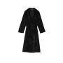 Плюшевий халат Plush Long Robe Black