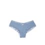 Трусики Lace Waist Cotton Cheeky Faded Denim