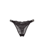 Трусики Shine Strap Lace Thong Panty Dark Brown