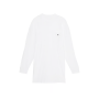 Нічна сорочка Cotton Long-Sleeve Pocket Sleep Tee White