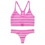 Комплект Seamless Racerback Bra & Thong Panty Pink Stripe