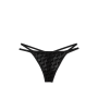 Трусики Logo Mesh Strapy Thong Panty Black