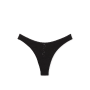 Трусики PINK Cotton High-Leg Thong Panty Black
