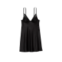 Нічна сорочка Floral Embroidery Satin Slip Black