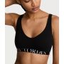 Бюстгальтер бралет Cotton Exploded Logo Unlined Plugne Bralette Black