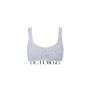 Бюстгальтер бралет Cotton Exploded Logo Unlined Plugne Bralette Grey