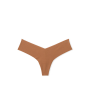 Трусики No-Show High-Leg Thong Panty Caramel