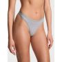 Трусики Stretch Cotton High-Leg Scoop Thong Panty Grey