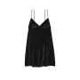 Нічна сорочка оксамитова Velvet Slip Dress Black