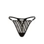 Трусики Desire Lines Embroidery Adjustable V-String Panty Black