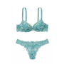 Комплект білизни Dream Angel Lightly Lined Wireless Bra & Thong Panty Teal