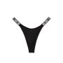 Трусики Shine Strap Thong Panty Black