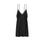 Нічна сорочка Satin & Lace Slip Dress Black