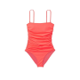 Суцільний купальник Ruched One-Piece Swimsuit Coral Blaze