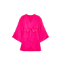 Сатиновий халат Satin Short Robe Hot Pink