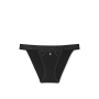 Трусики Logo Micro Shine Patch Tanga Panty Black