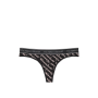 Трусики Logo Cotton Thong Panty Black VS Script