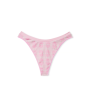 Трусики Seamless High-Leg Thong Panty PINK Pink Bubble Heart Jacquard Print