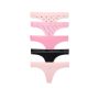 Набір трусиків 5-Pack Logo Cotton Thong Panties Multi Pink