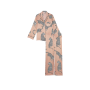 Піжама сатинова Satin Long Pajama Set Evening Blush Leopards