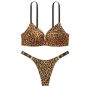 Комплект So Obsessed Wireless Push-Up Bra & Thong Panty Leopard