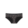 Трусики Logo Cotton Hiphugger Panty Black VS Script