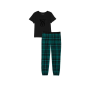 Піжама Flannel Tee-Jama Set Green Buffalo Check