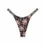 Трусики Very Sexy Shine Strap Thong Panty Black Flowers XS