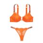 Комплект Very Sexy Bombshell Add-2-Cups Hibiscus Shine Strap Lace Push-Up Bra Sunny Orange