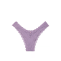 Трусики Dream Angels Lace Brazilian Panty Lace Trim Frozen Plum