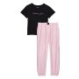 Піжама Flannel Tee-Jama Set Pink Stripe